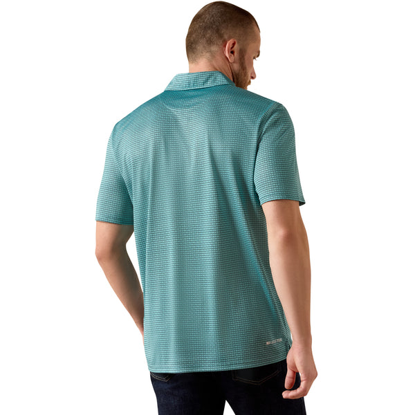 Ariat Men's All Over Print Short-Sleeve Polo