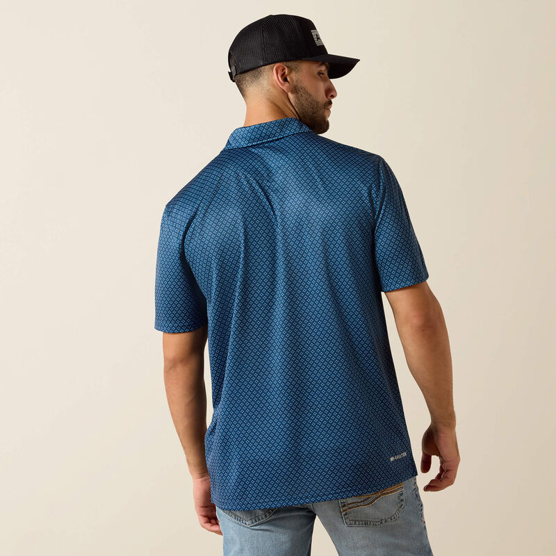 Ariat Men's All Over Print Polo