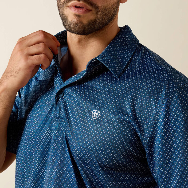 Ariat Men's All Over Print Polo