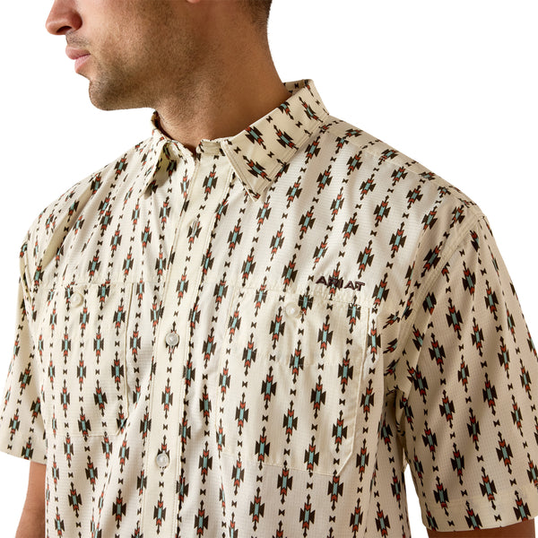 Ariat Men's Printed 360 Airflow Classic Fit Short-Sleeve Shirt