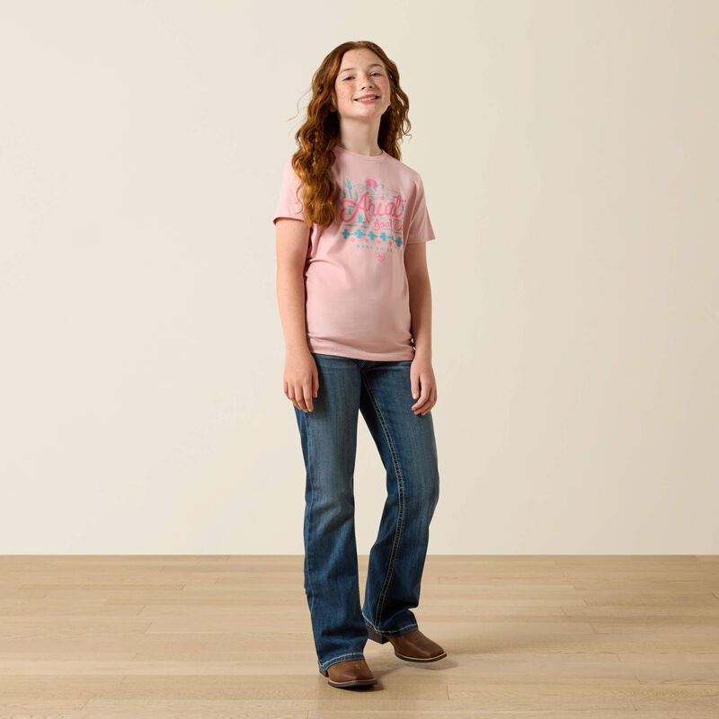 Ariat Girl's Southwest Sunset Short-Sleeve T-Shirt