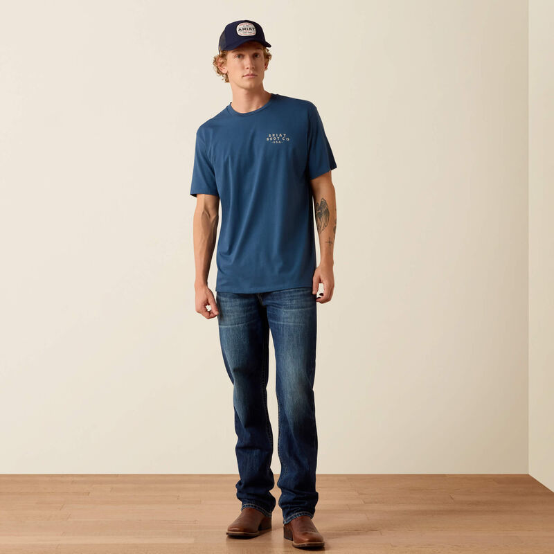 Ariat Men's Drop Down Eagle Short-Sleeve Classic Fit T-Shirt