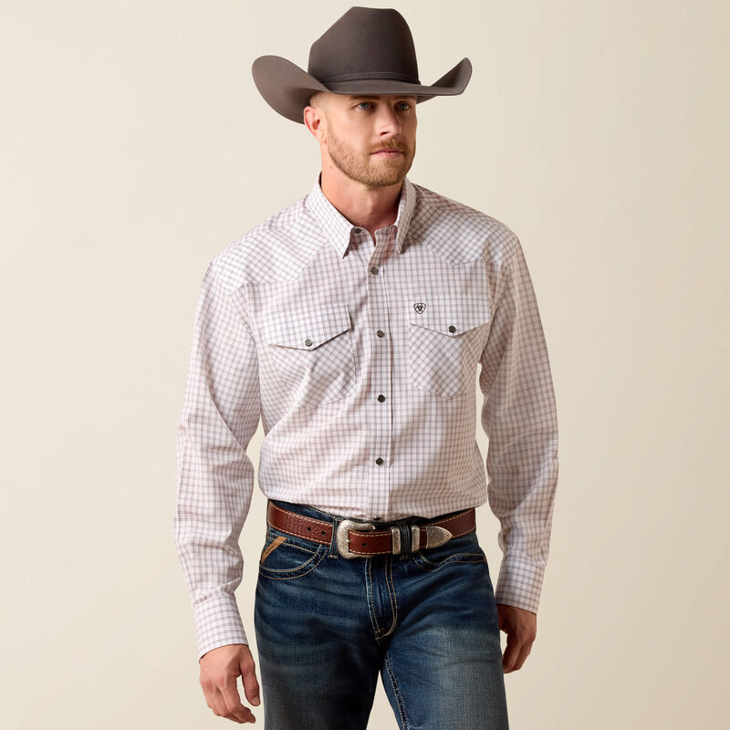 Ariat Men's Wrinkle Free Draco Classic Fit Long-Sleeve Snap Shirt