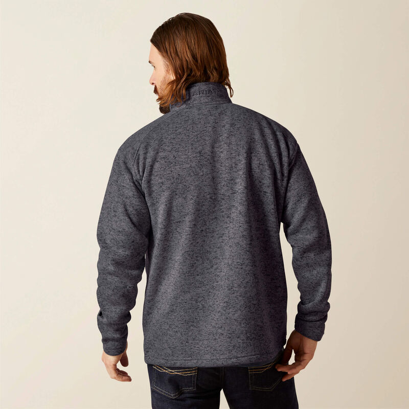 Ariat Men's Caldwell Logo 1/4 Zip Sweater