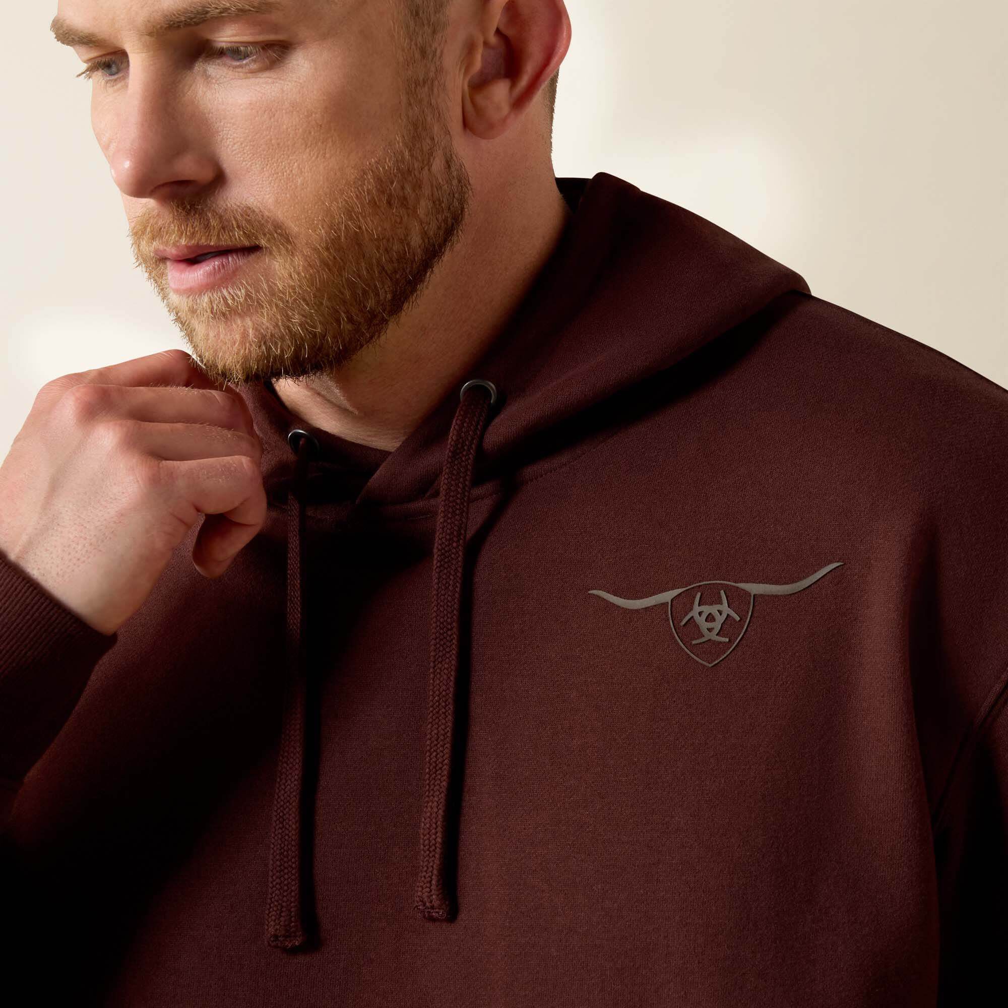 Ariat Men's Shield Steerhead Hoodie