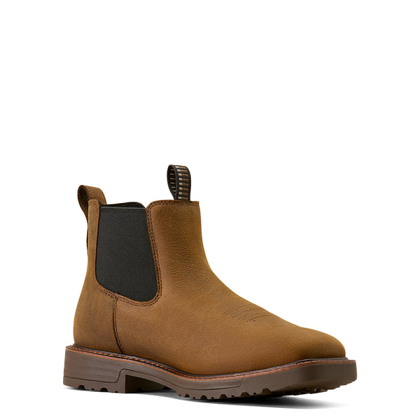 Men's Activator Chelsea Waterproof Wide Square Toe Steel Toe Work Boot