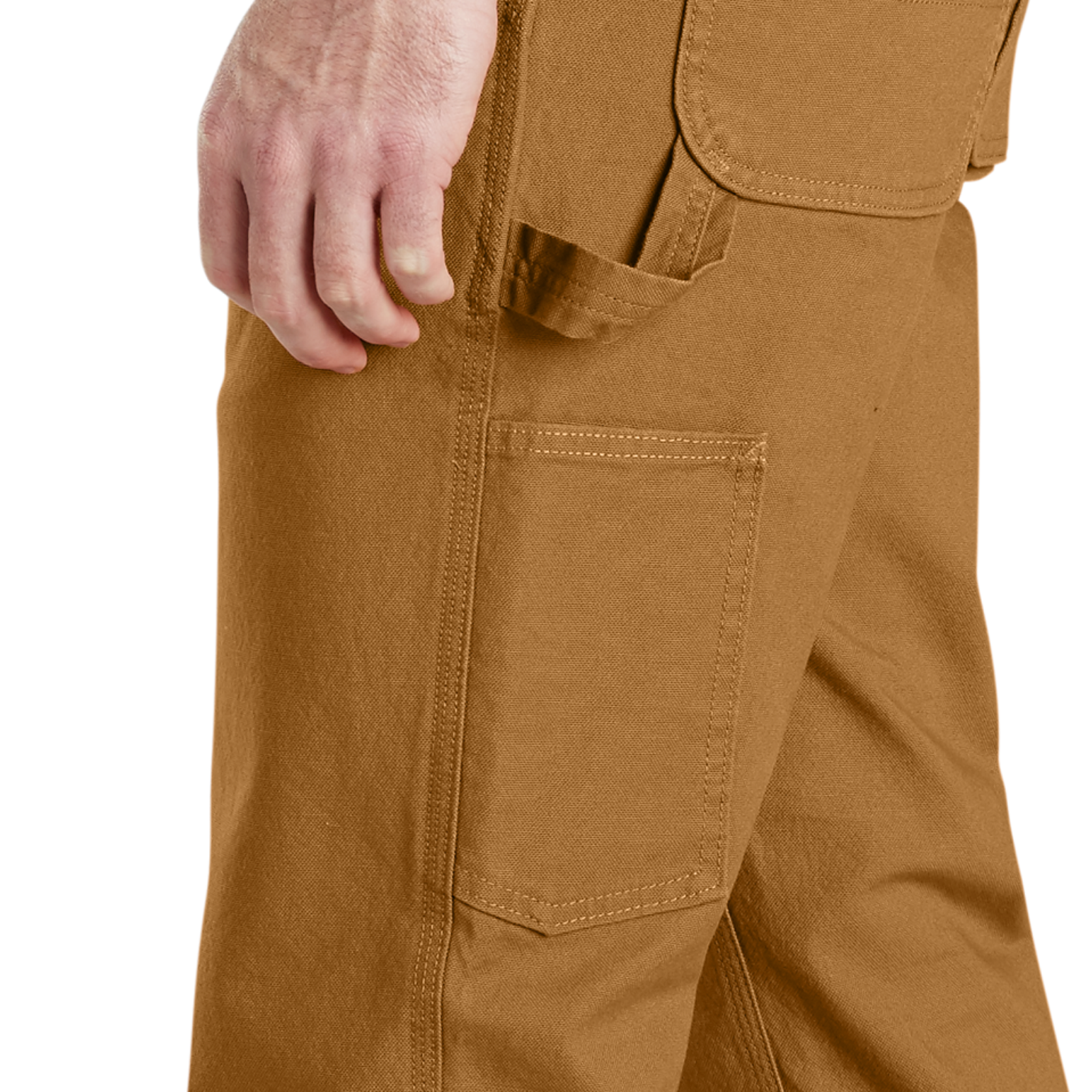 Carhartt Men's Rugged Flex® Relaxed Fit Duck Utility Work Pant -Gravel