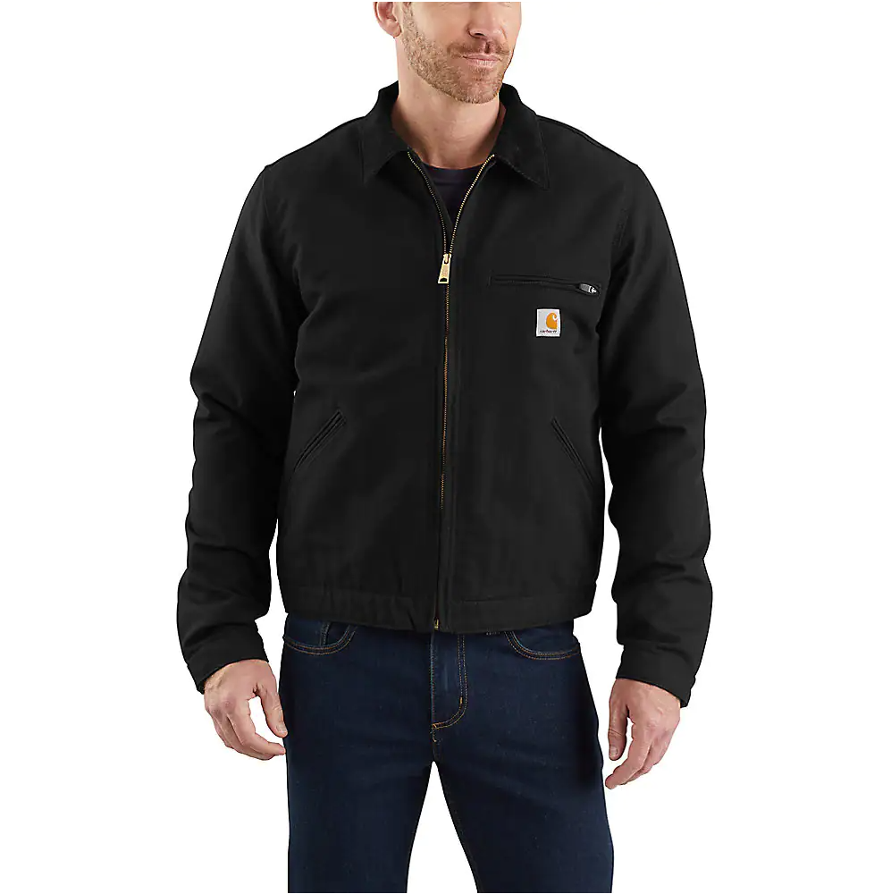 Carhartt Relaxed Fit Duck Blanket-Lined Detroit Jacket