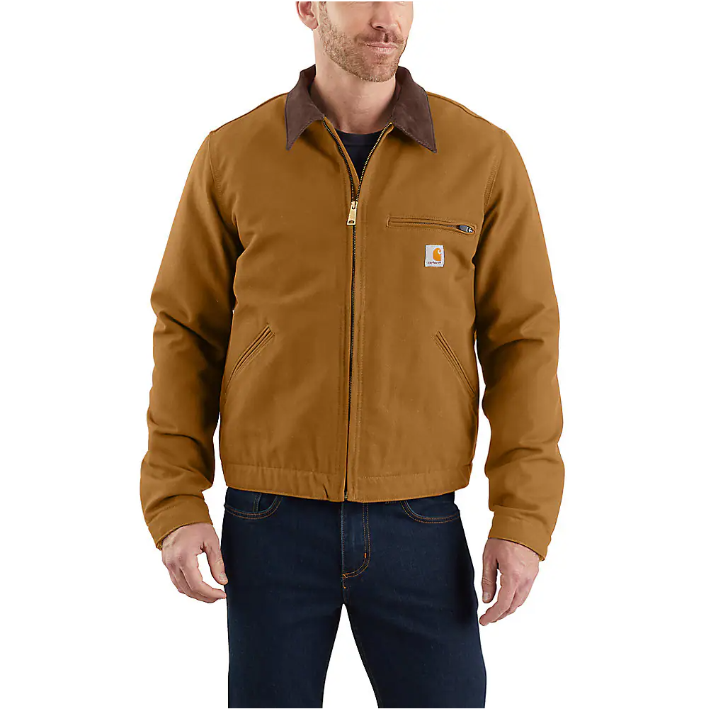 Carhartt Relaxed Fit Duck Blanket-Lined Detroit Jacket