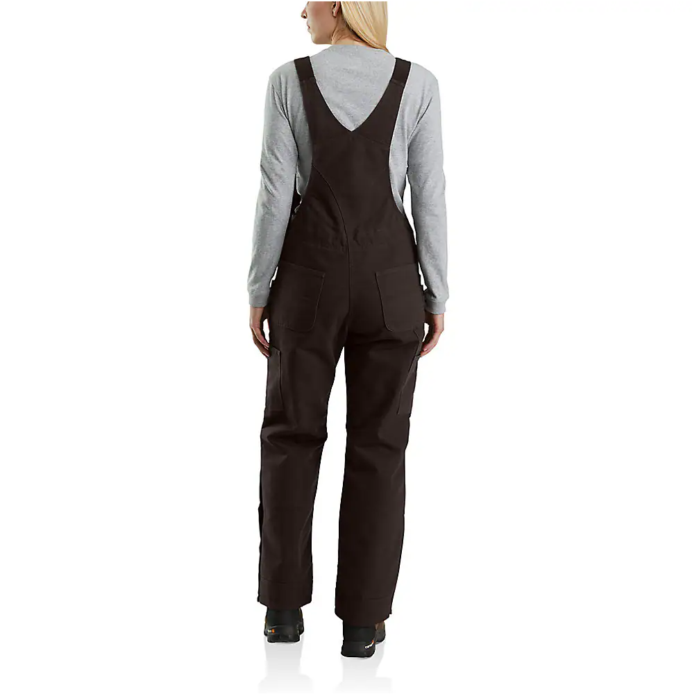 Carhartt Women's Relaxed Fit Washed Duck Insulated Bibs