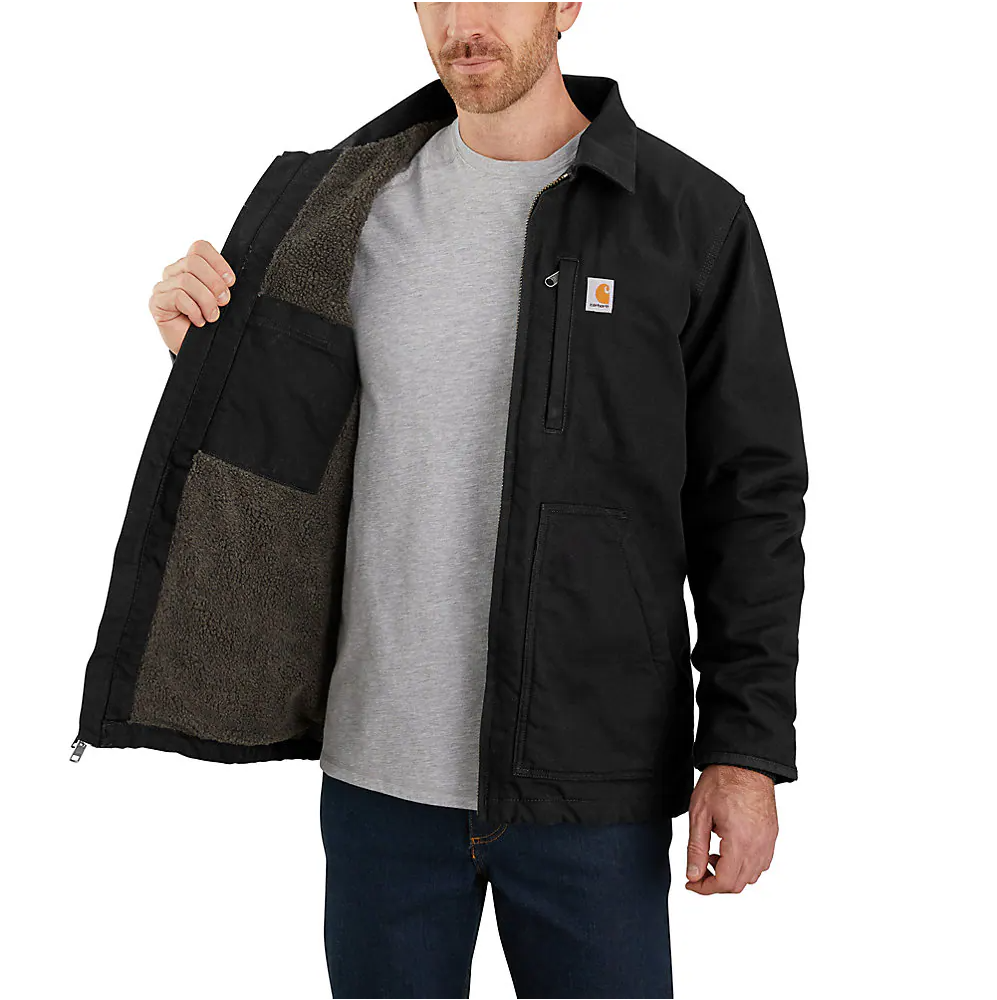 Carhartt Loose Fit Washed Duck Sherpa-Lined Coat