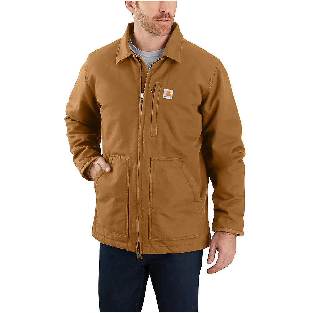 Carhartt Loose Fit Washed Duck Sherpa-Lined Coat