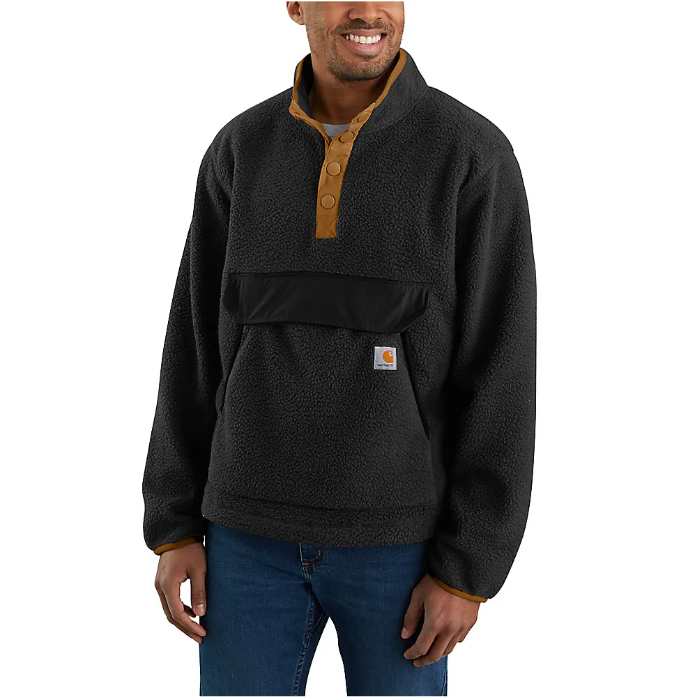 Carhartt Relaxed Fit Fleece Snap Front Jacket