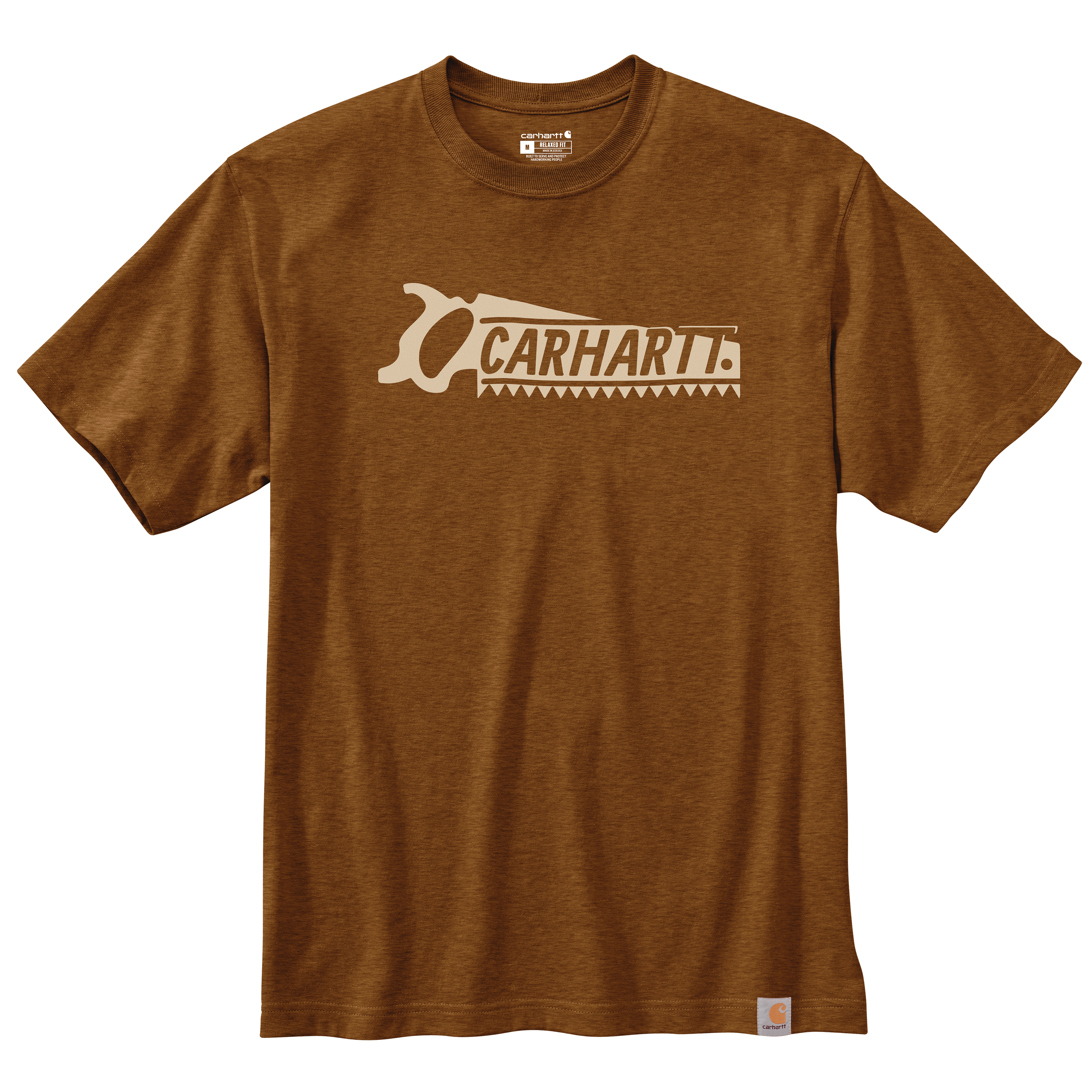Carhartt Relaxed Fit Heavyweight Short-Sleeve Saw Graphic T-Shirt