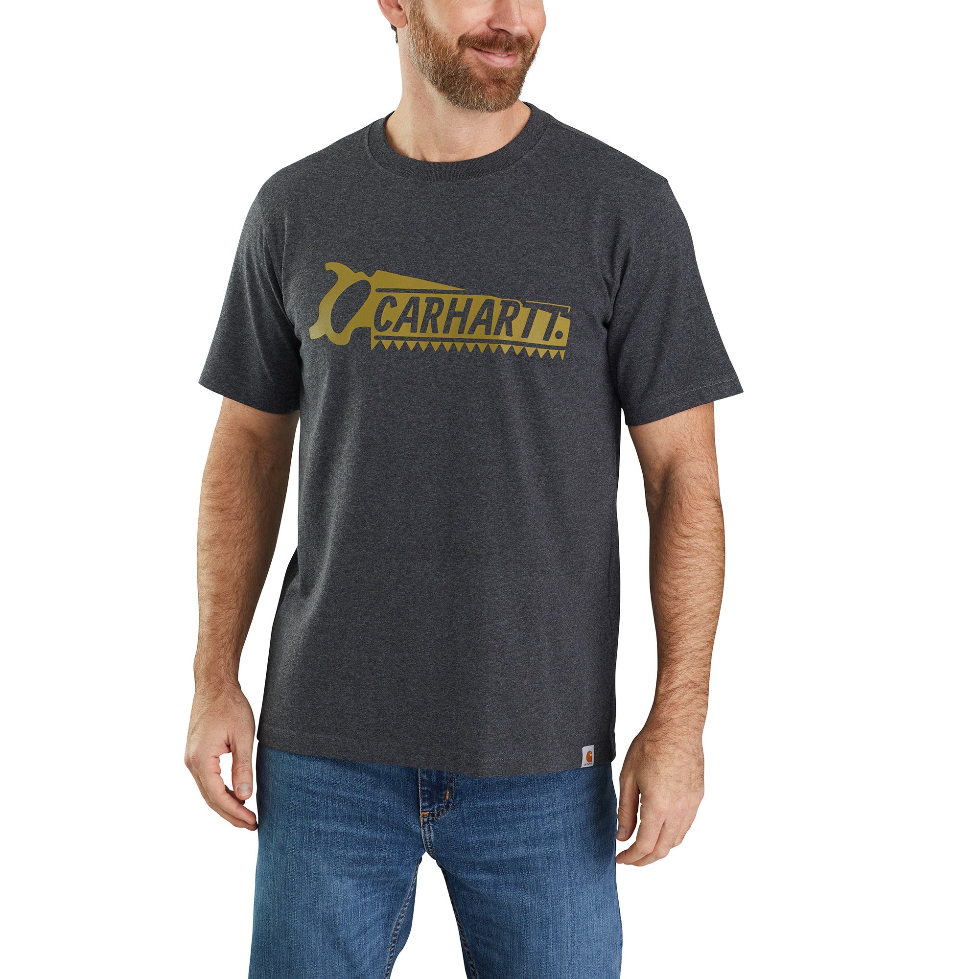 Carhartt Relaxed Fit Heavyweight Short-Sleeve Saw Graphic T-Shirt