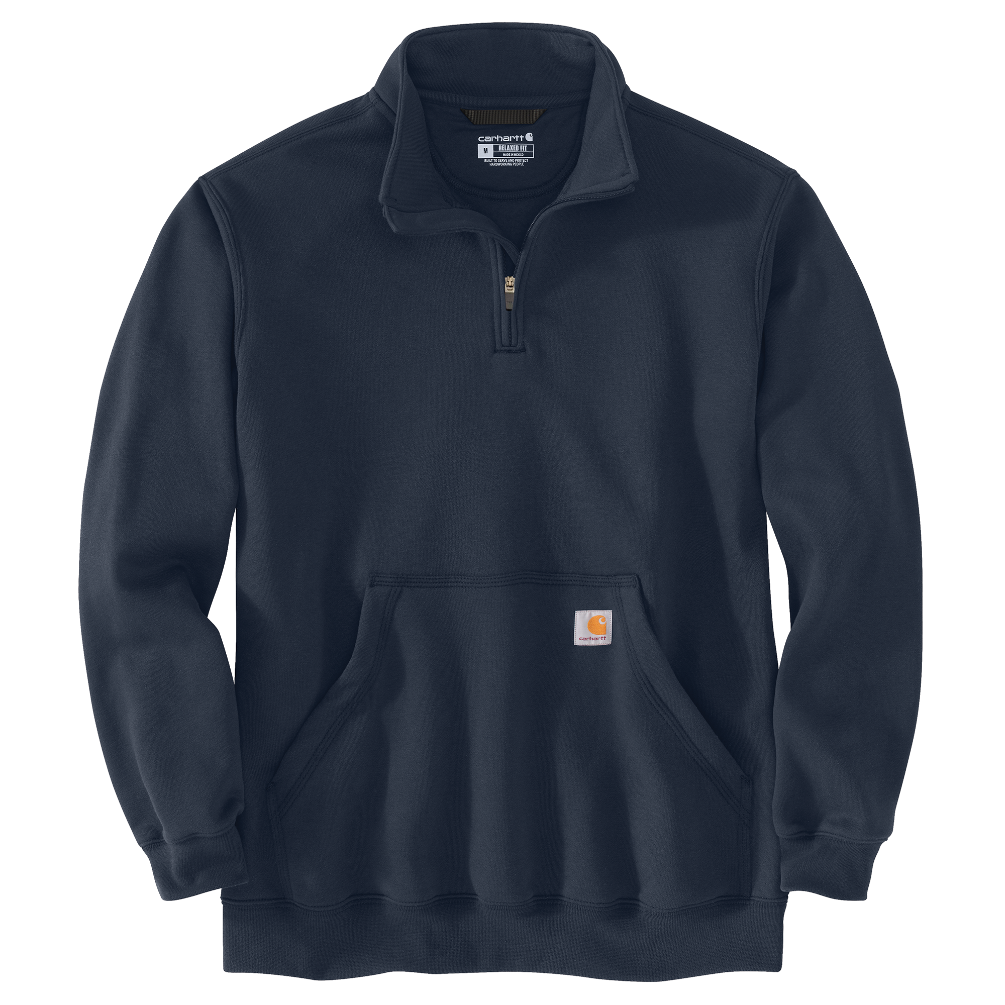 Carhartt Men's Marquette 1/4 Zip Mock Neck Sweatshirt