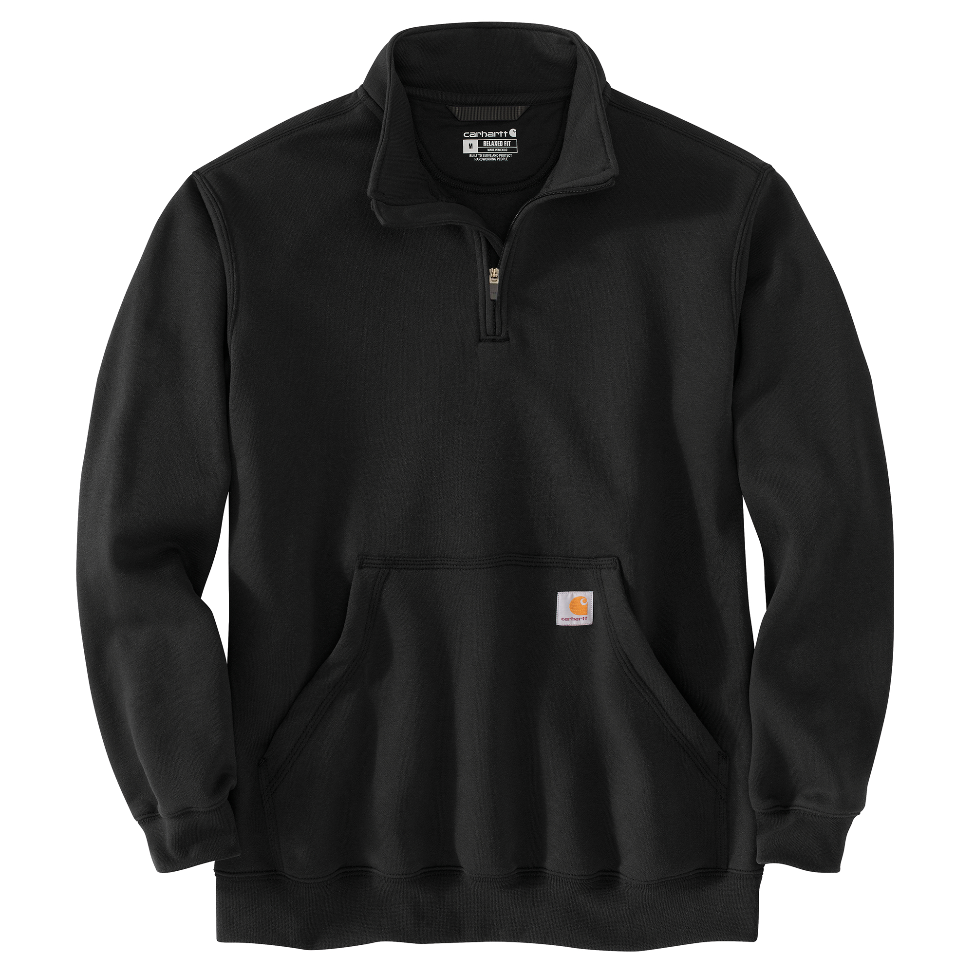 Carhartt Men's Marquette 1/4 Zip Mock Neck Sweatshirt