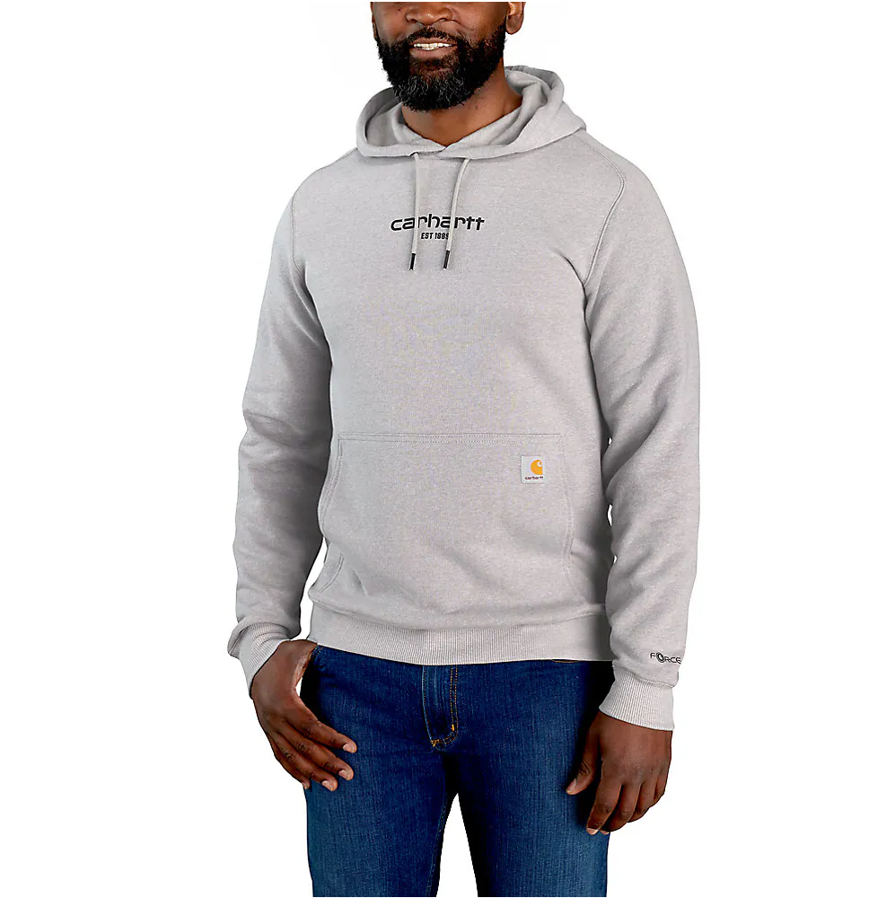 Carhartt Force Relaxed Fit Lightweight Logo Graphic Hoodie