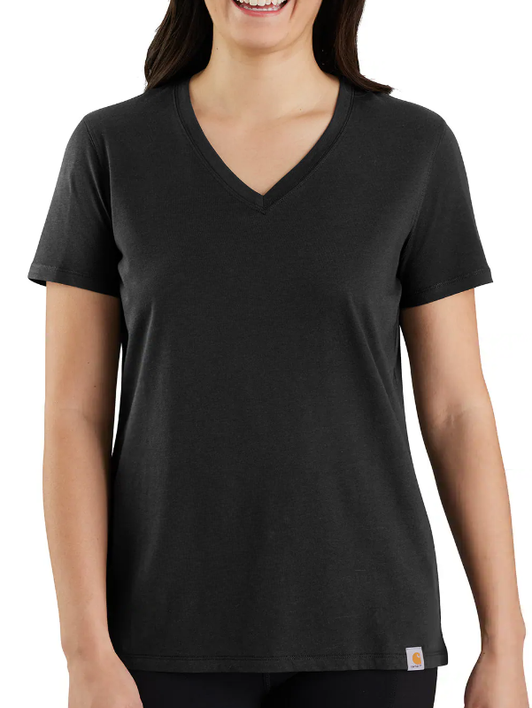 Carhartt Women's TENCEL™ Fiber Series Relaxed Fit Short-Sleeve V-Neck T-Shirt