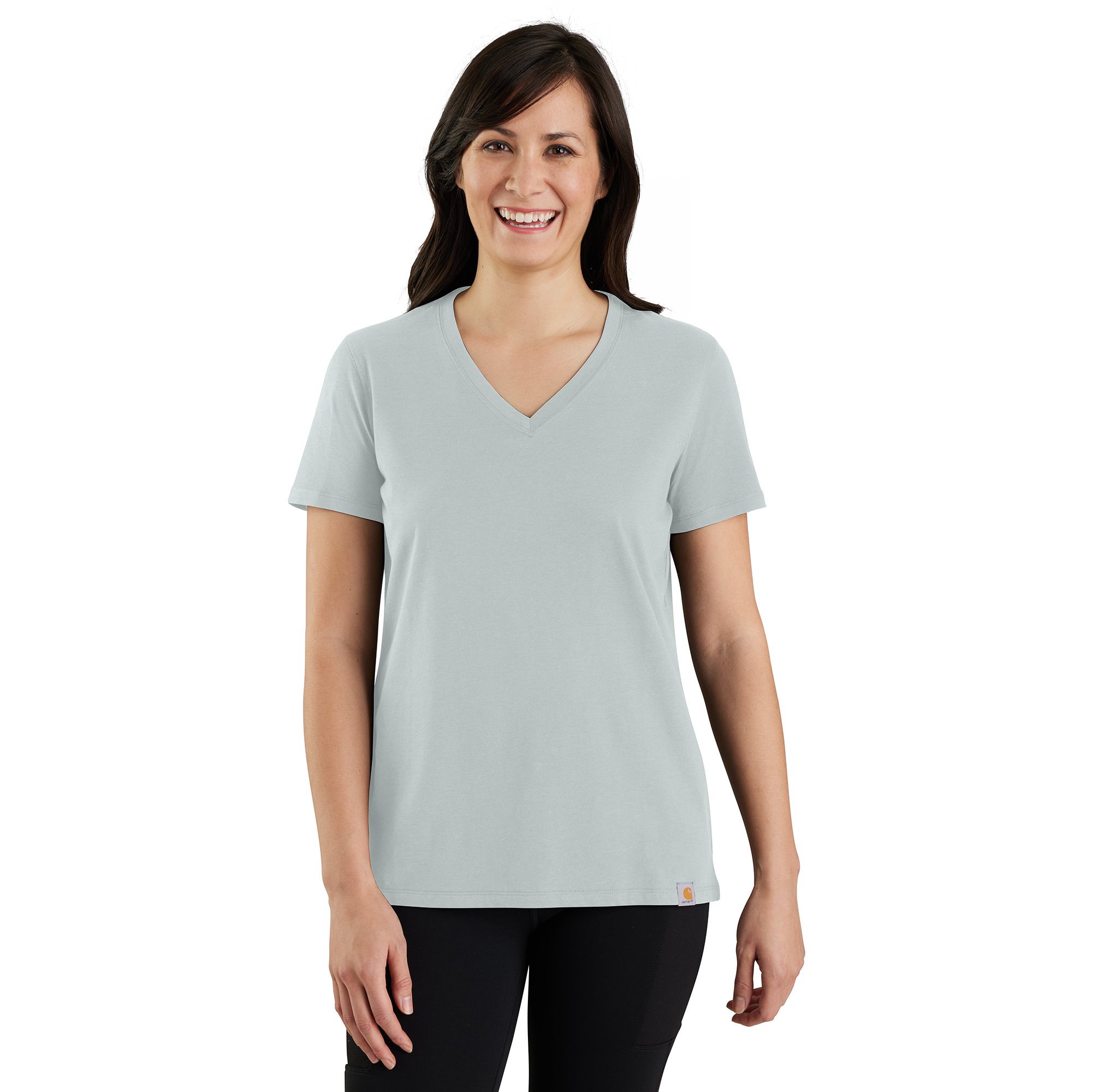 Carhartt Women's TENCEL™ Fiber Series Relaxed Fit Short-Sleeve V-Neck T-Shirt