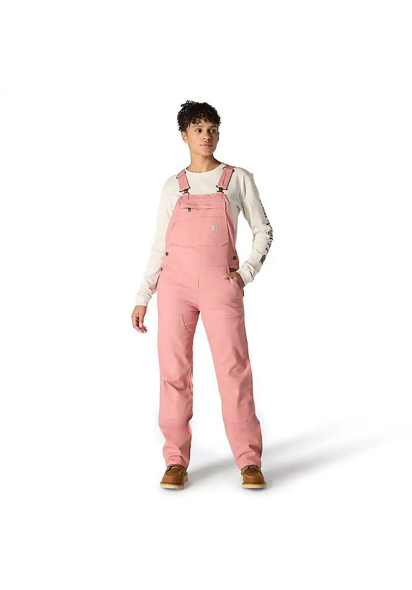 Carhartt Women's Rugged Flex Loose Fit Canvas Bib Overall