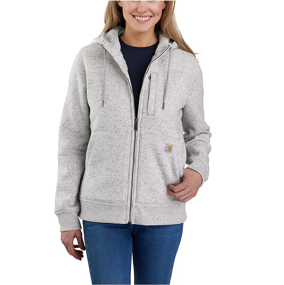 Carhartt Women's Relaxed Fit Midweight Sherpa-Lined Full-Zip Sweatshirt