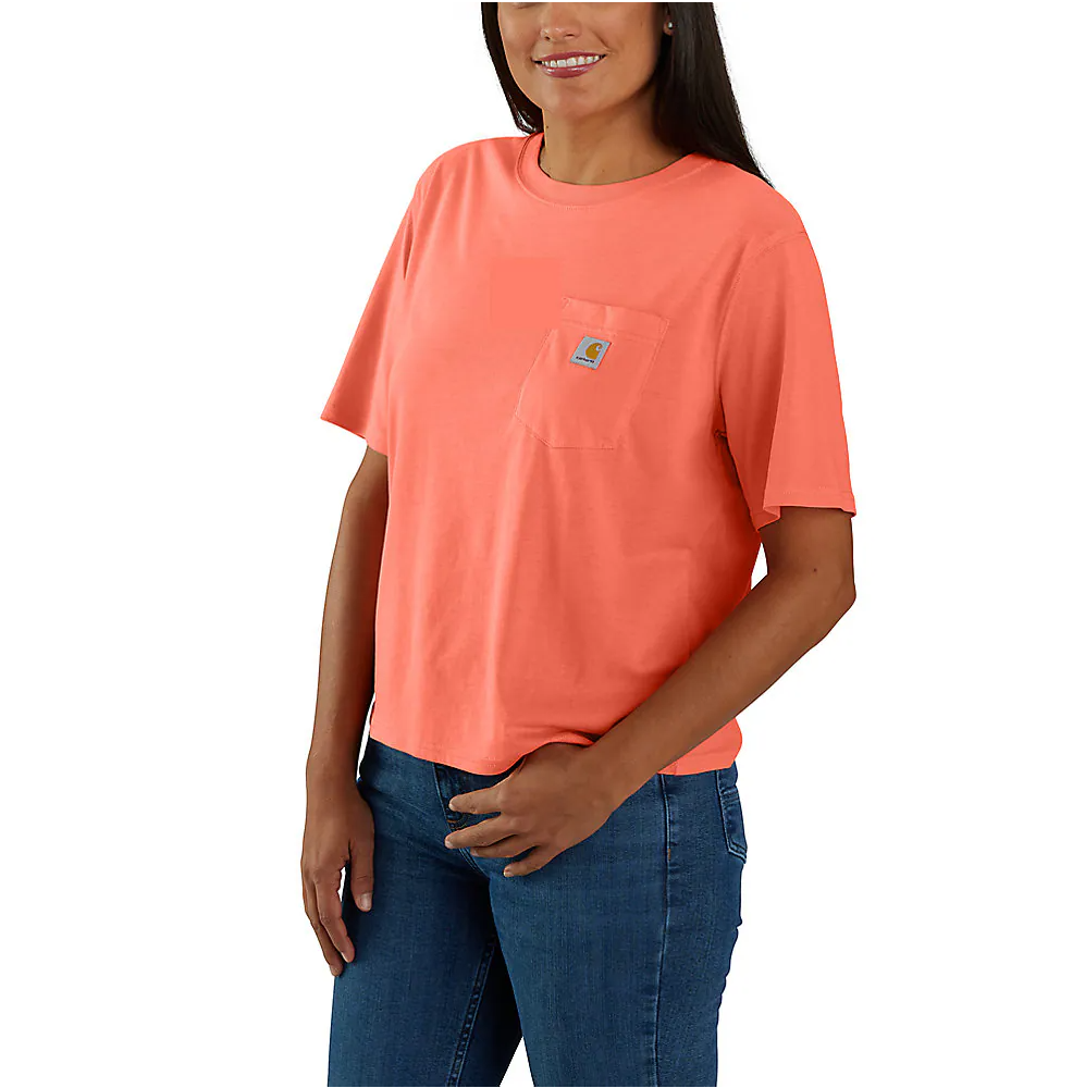 Carhartt Women's Tencel Fiber Series Loose Fit Short-Sleeve Crew Neck T-Shirt
