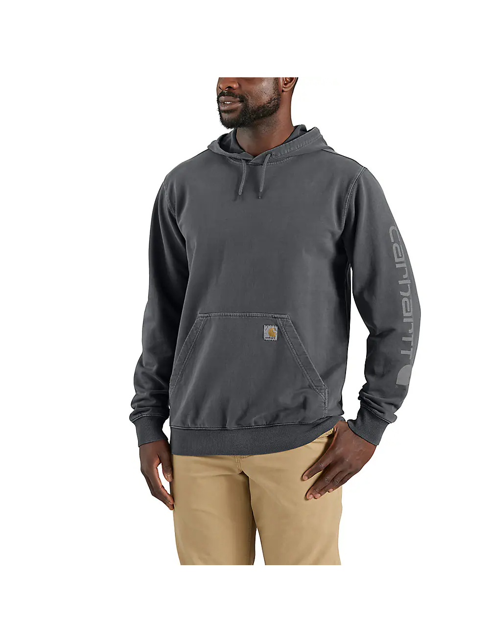 Carhartt Men's Re-Engineered Relaxed Fit Midweight Garment Dyed French Terry Graphic Sweatshirt