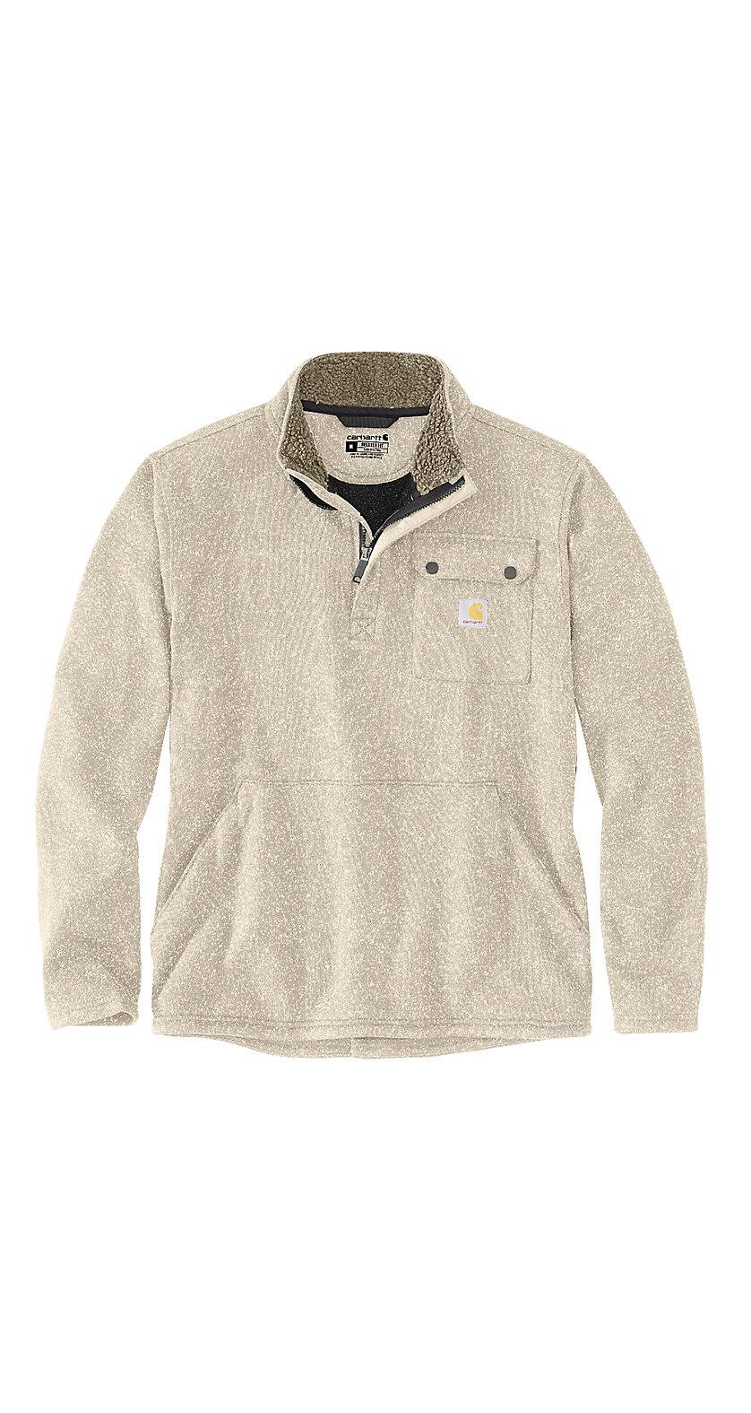 Carhartt Men's Relaxed Fit Midweight Quarter Zip Pocket Sweater Fleece