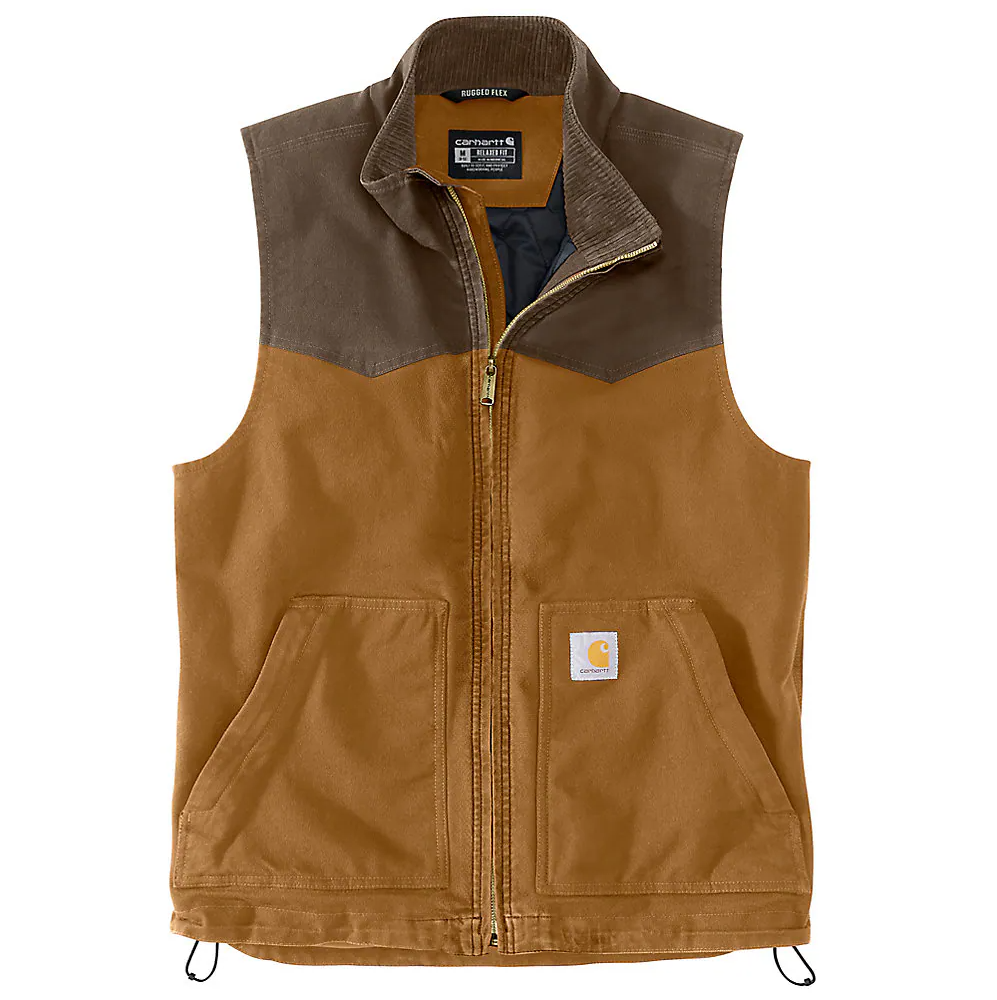 Carhartt Men's Montana Rugged Flex Relaxed Fit Duck Vest Carhartt Men's Montana Rugged Flex Relaxed Fit Duck Vest
