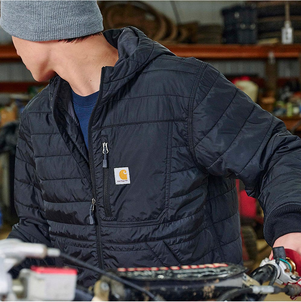 Carhartt Men s Rain Defender Relaxed Fit Lightweight Insulated Hooded