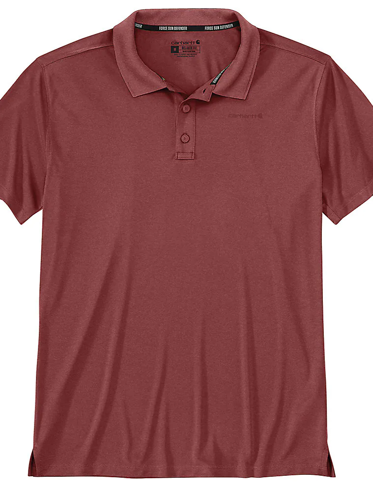 Carhartt Men's Force Sun Relaxed Fit Lightweight Short-Sleeve Polo