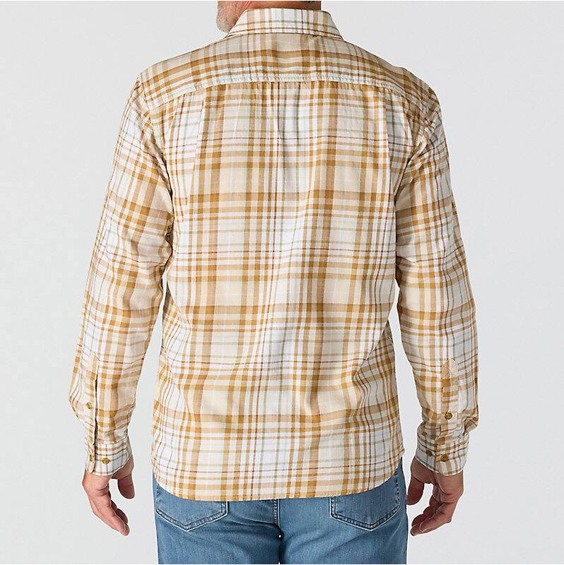 Carhartt Men's Rugged Flex Relaxed Fit Lightweight Long-Sleeve Plaid Shirt