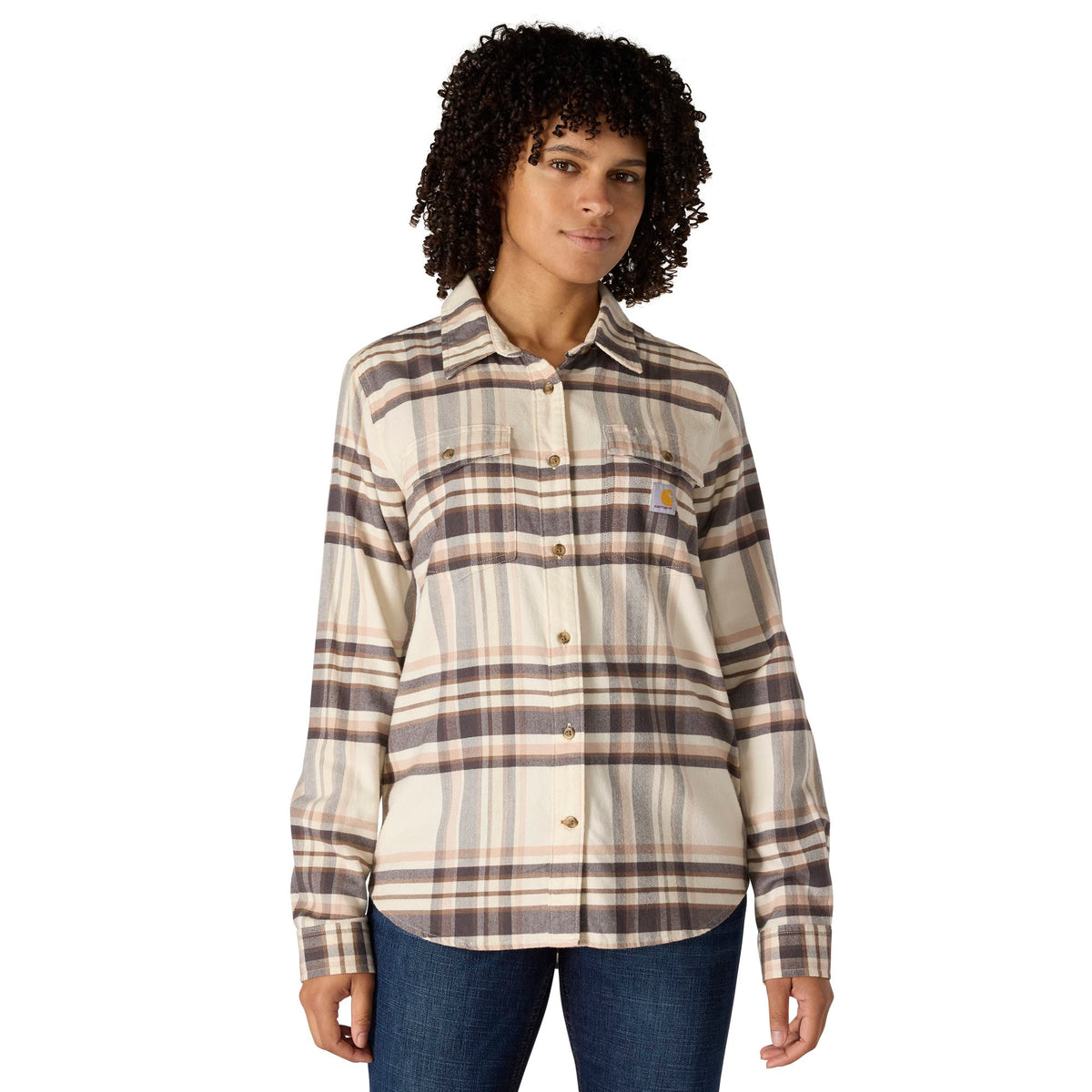 Carhartt Women's Tencel Fiber Series Relaxed Fit Plaid Shirt