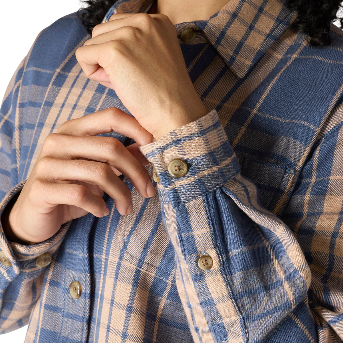 Carhartt Women's Tencel Fiber Series Loose Fit Twill Plaid Shirt
