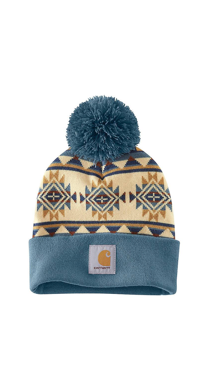 Carhartt Women's Bethany Yellowtail Pom Cuffed Beanie