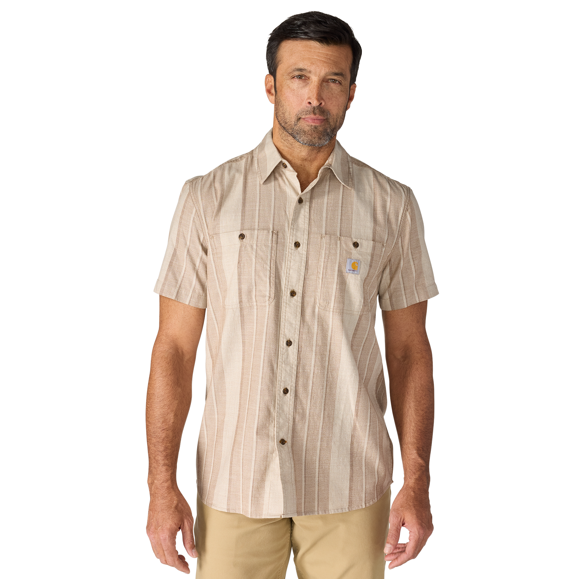 Carhartt Men's Bozeman Relaxed Short-Sleeve Plaid Shirt