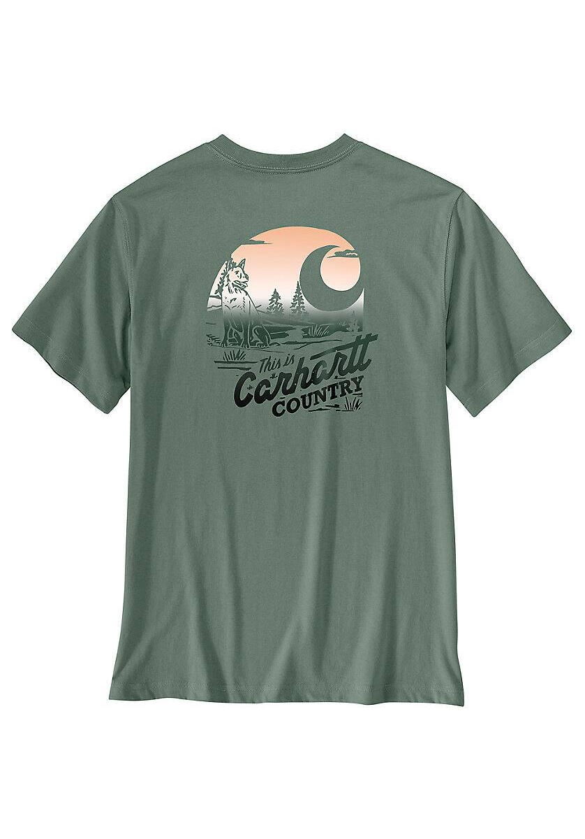 Carhartt Men's Irvine Relaxed Country Logo Short-Sleeve T-Shirt