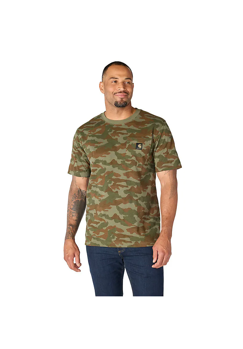 Carhartt Men's Irvine Relaxed Camo Short-Sleeve T-shirt