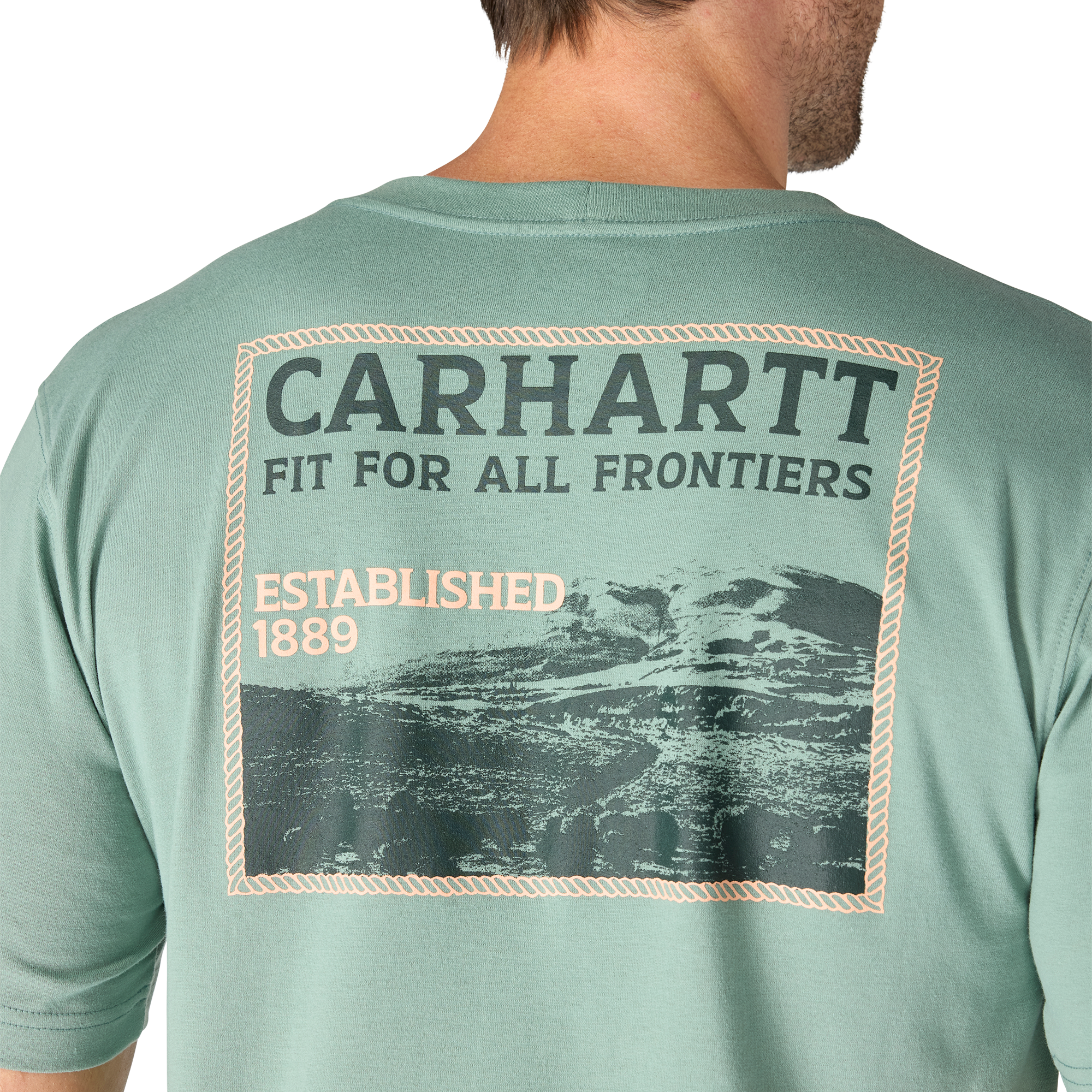 Carhartt Men's Irvine Relaxed Frontiers Short-Sleeve T-Shirt