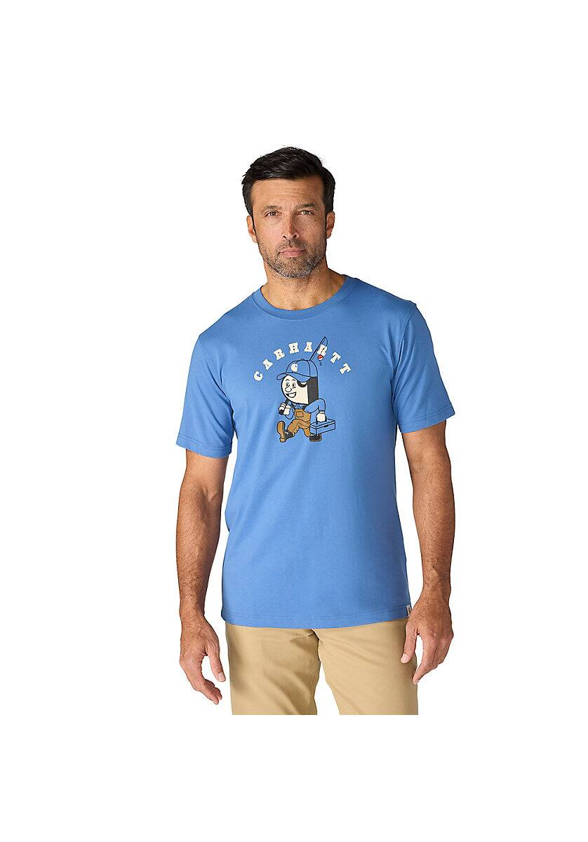 Carhartt Men's Irvine Relaxed Fishing Graphic Sort-Sleeve T-Shirt