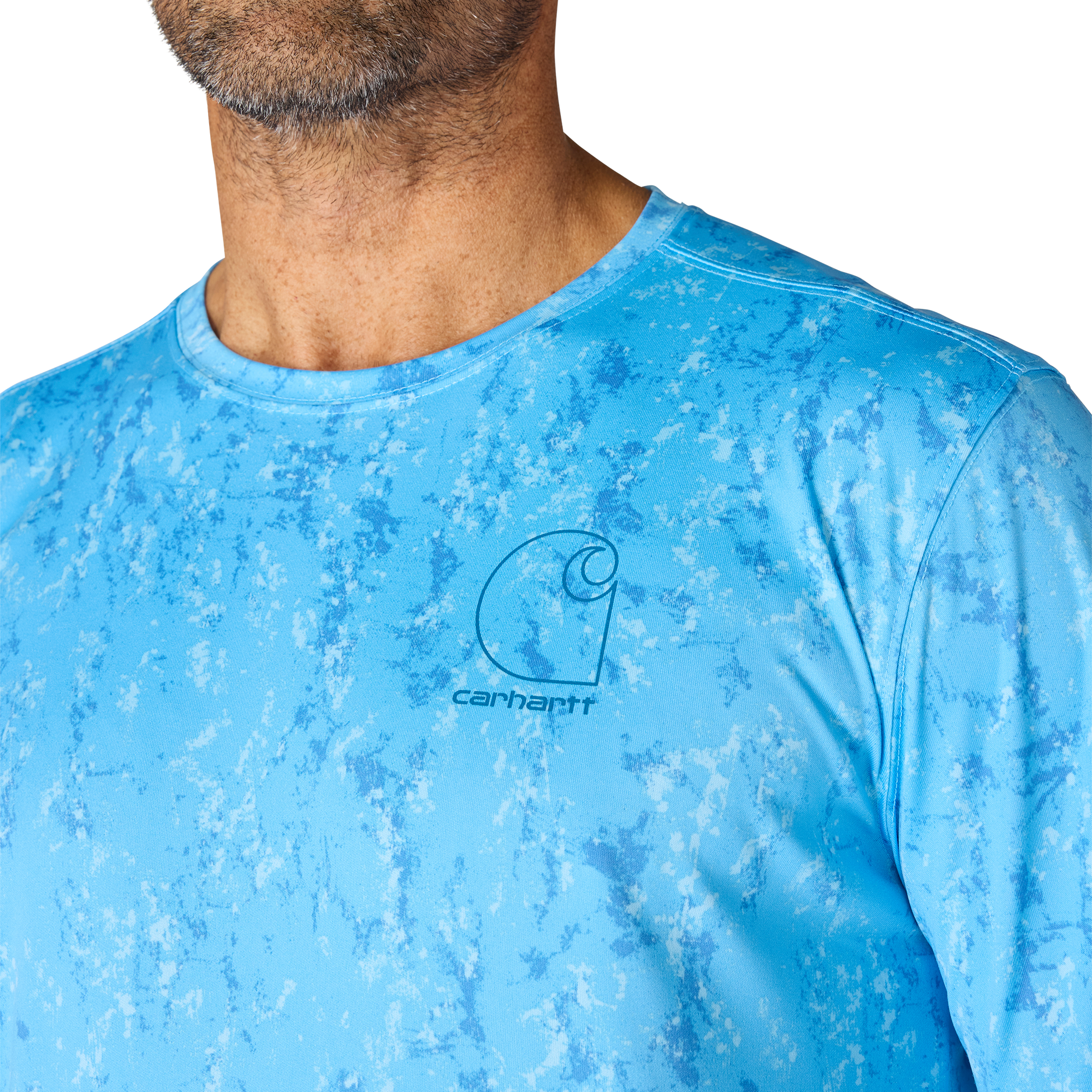 Carhartt Men's Force Defender Relaxed Print Long-Sleeve T-Shirt