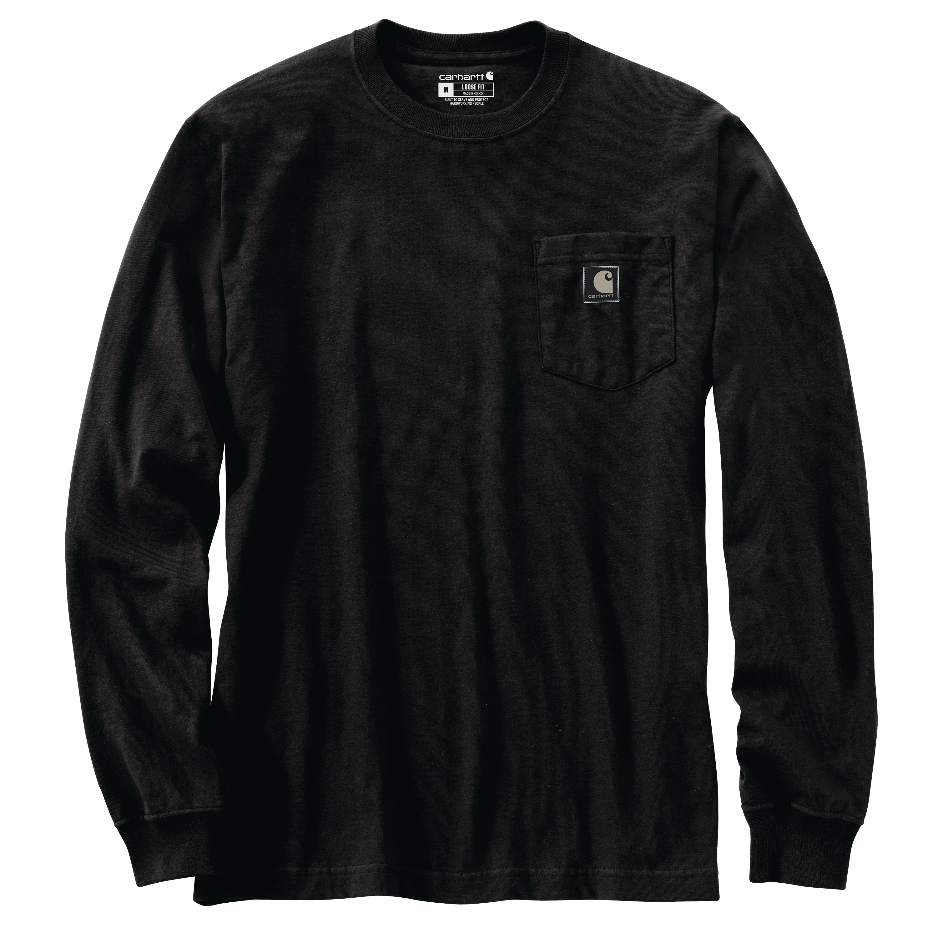 Carhartt Men's Irvine Relaxed Fit Camo Badge Graphic Long-Sleeve T-Shirt