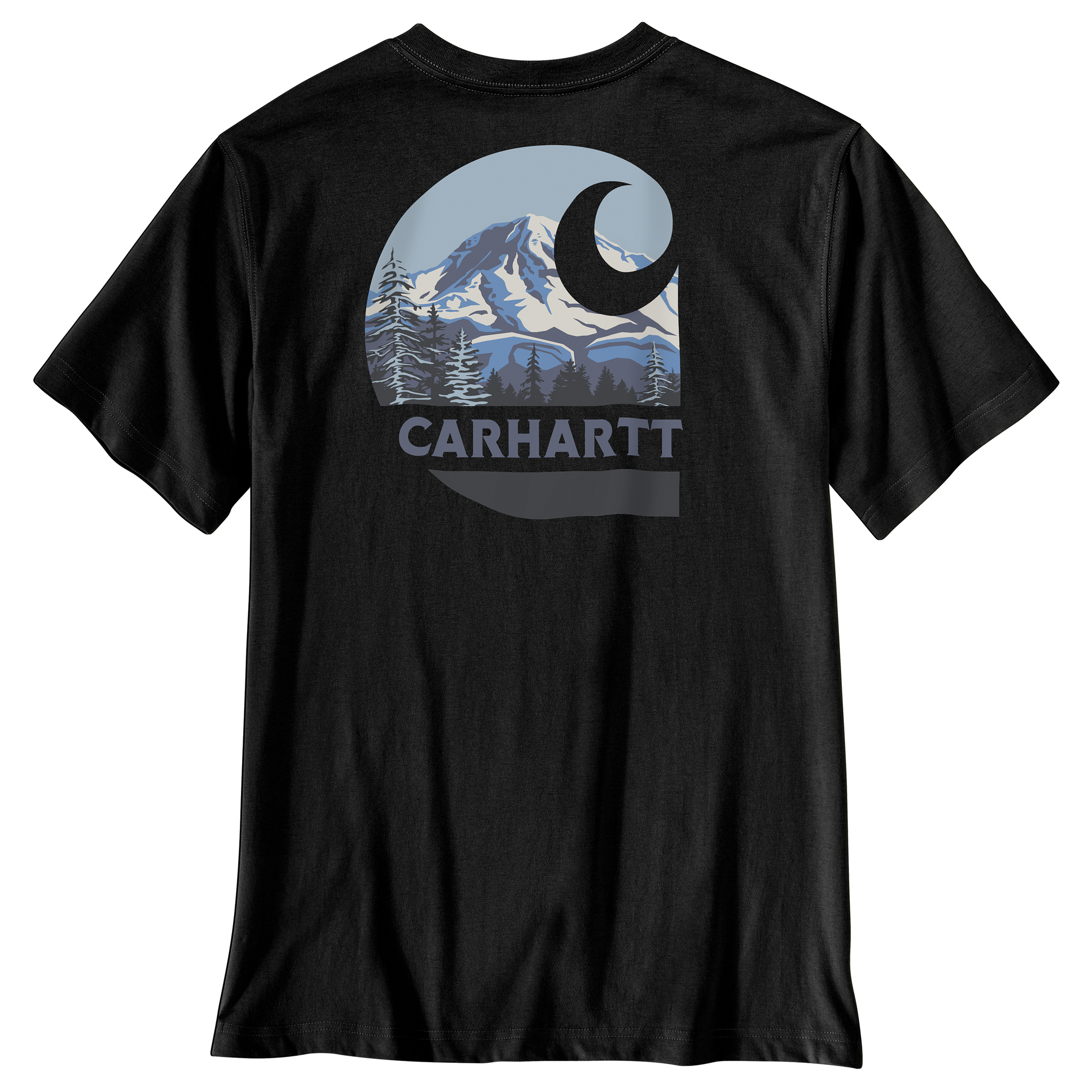 Men's Irvine Relaxed Fit Short-Sleeve Mountain Graphic T-Shirt
