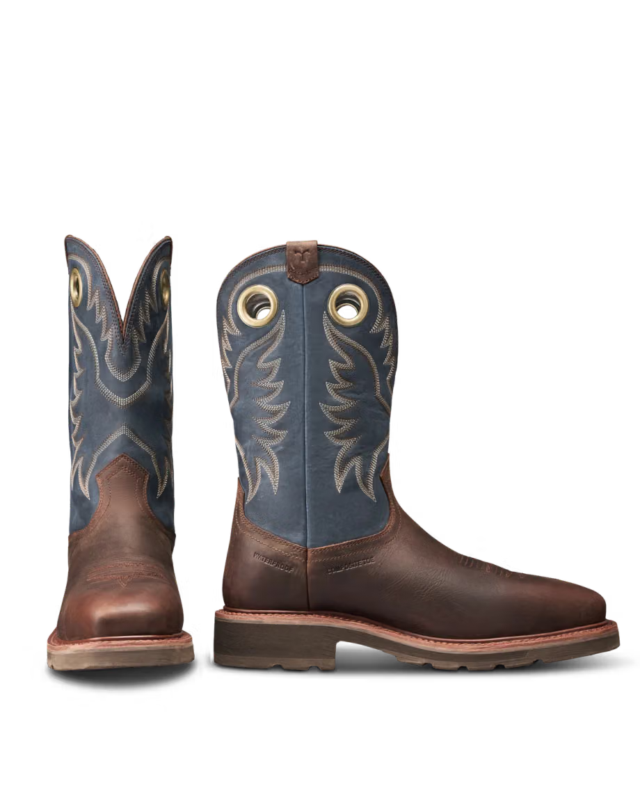 Tecovas Men'sLong Haul Waterproof Square Composite Toe Work Boot