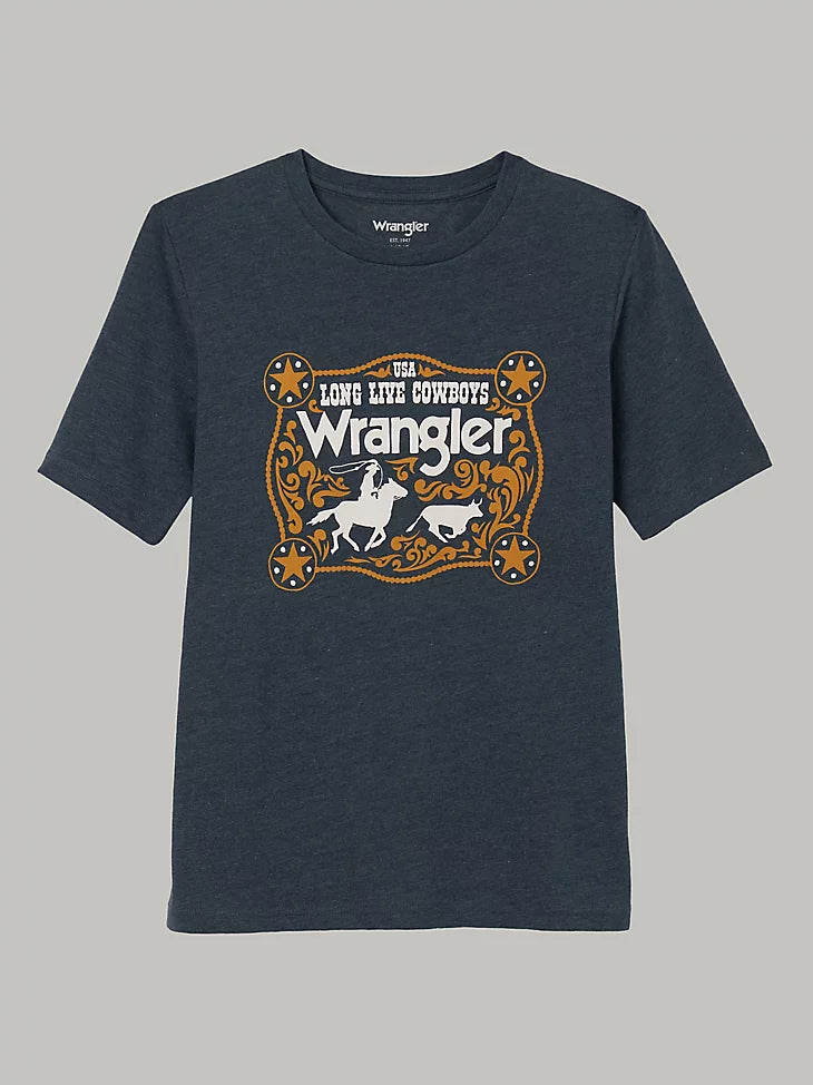 Wrangler Boy's Buckle Graphic T-Shirt