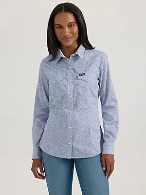 Wrangler Women's All Occasion Western Snap Shirt