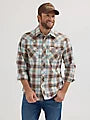 Wrangler Men's Retro Long-Sleeve Sawtooth Snap Pocket Western Shirt