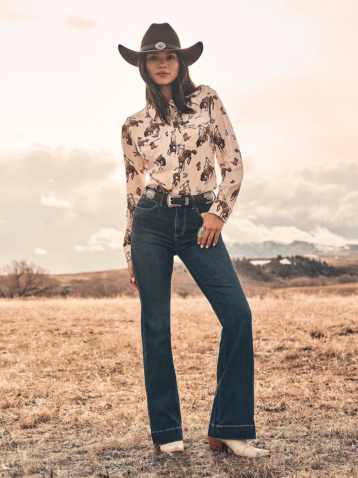 Wrangler Women's Bespoke High Rise Trouser Jean