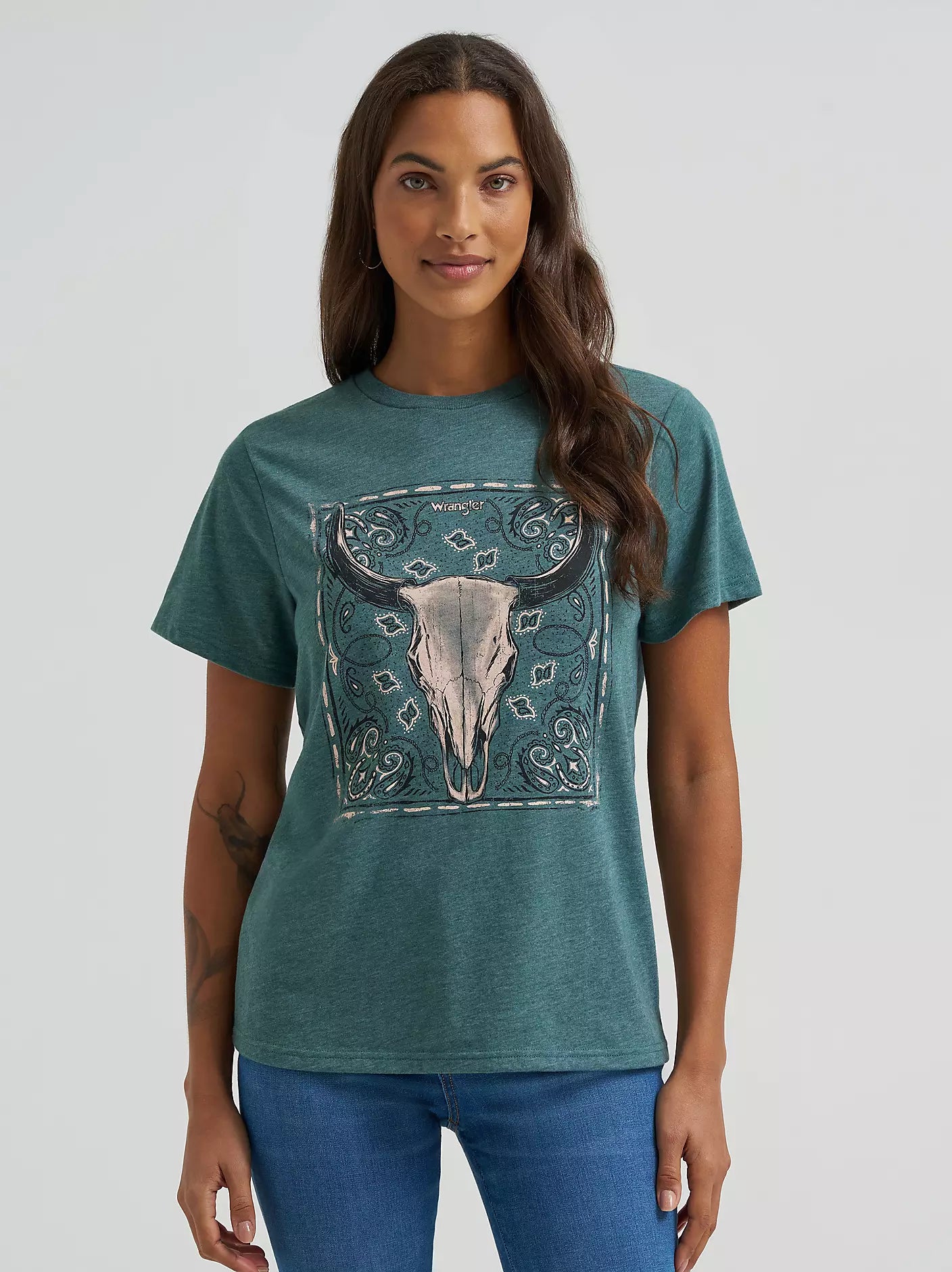 Wrangler Women's Steerhead Regular Fit Tee